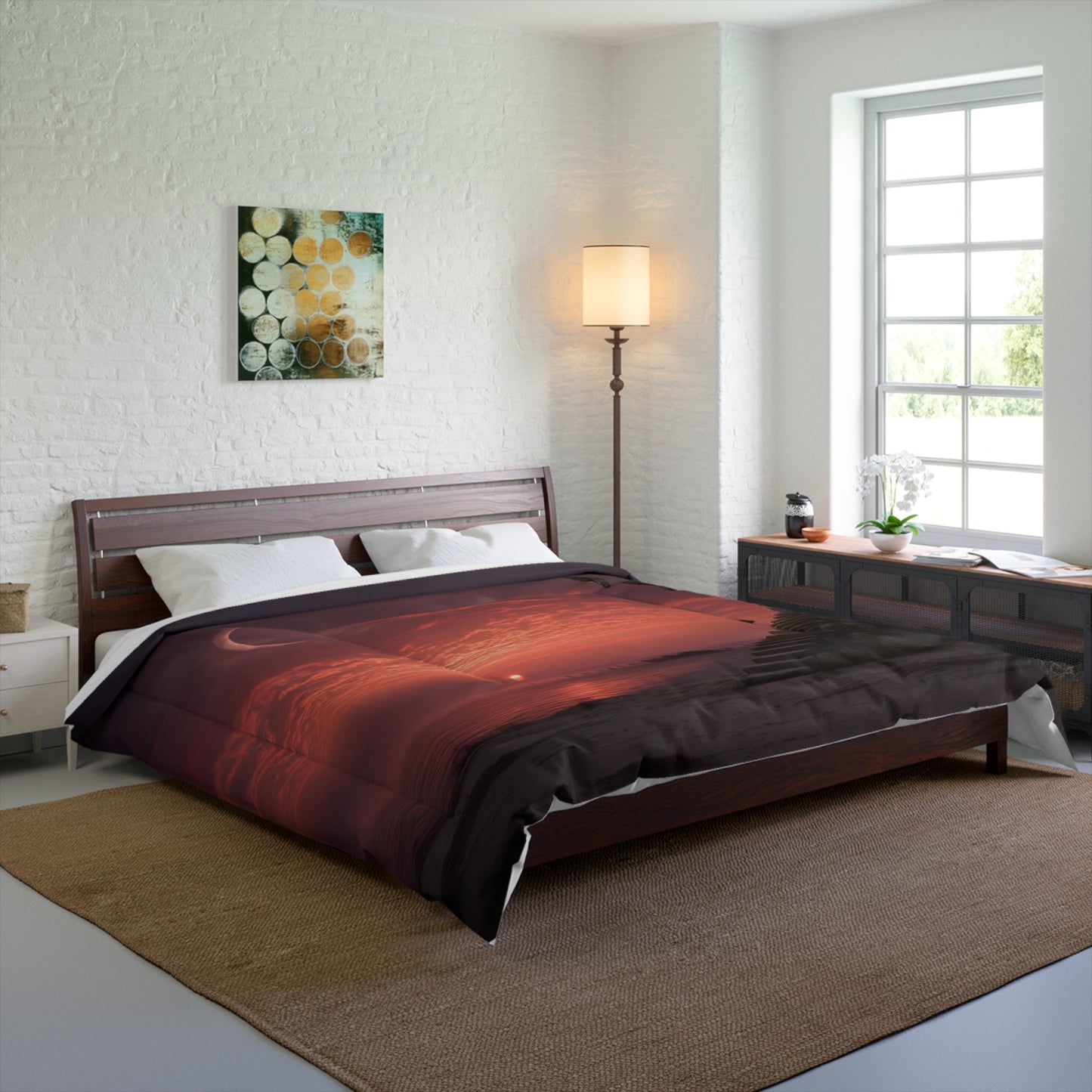 Twilight Sentinel Comforter – Stone Spiral Staircase Dreamwrap