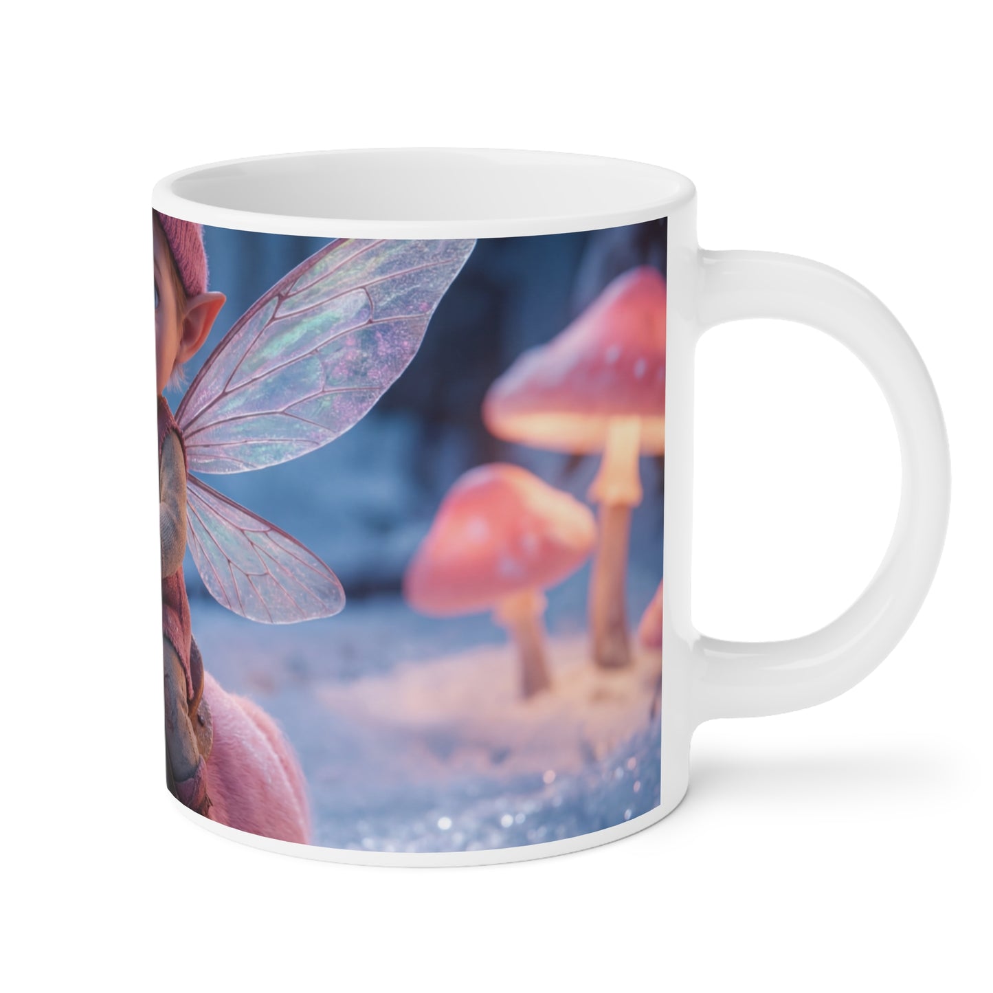 Snow Unicorn Rider Ceramic Mugs (11oz\15oz\20oz) – Winter Faerie’s Quiet Ride