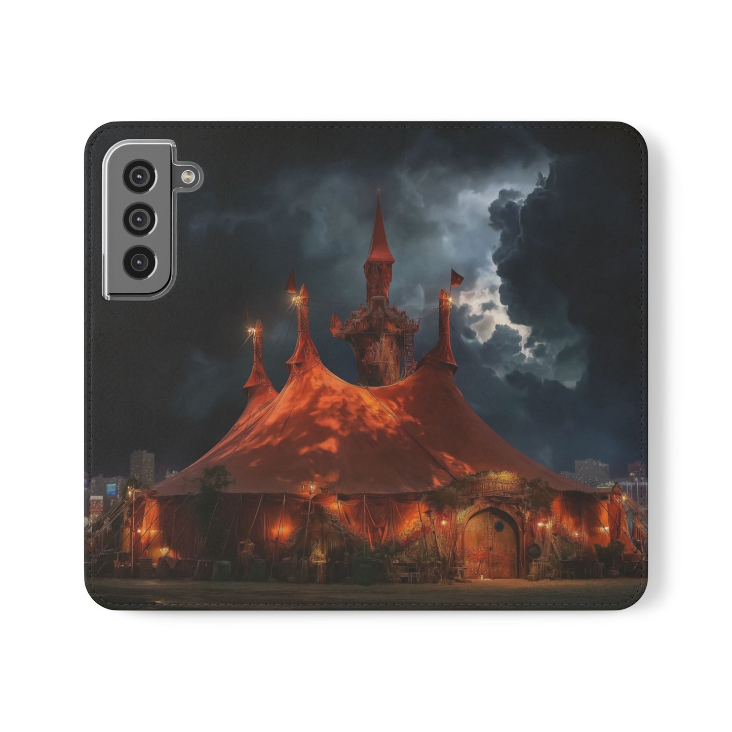 Stormgate Tents Flip Cases – Crimson Carnival Gates