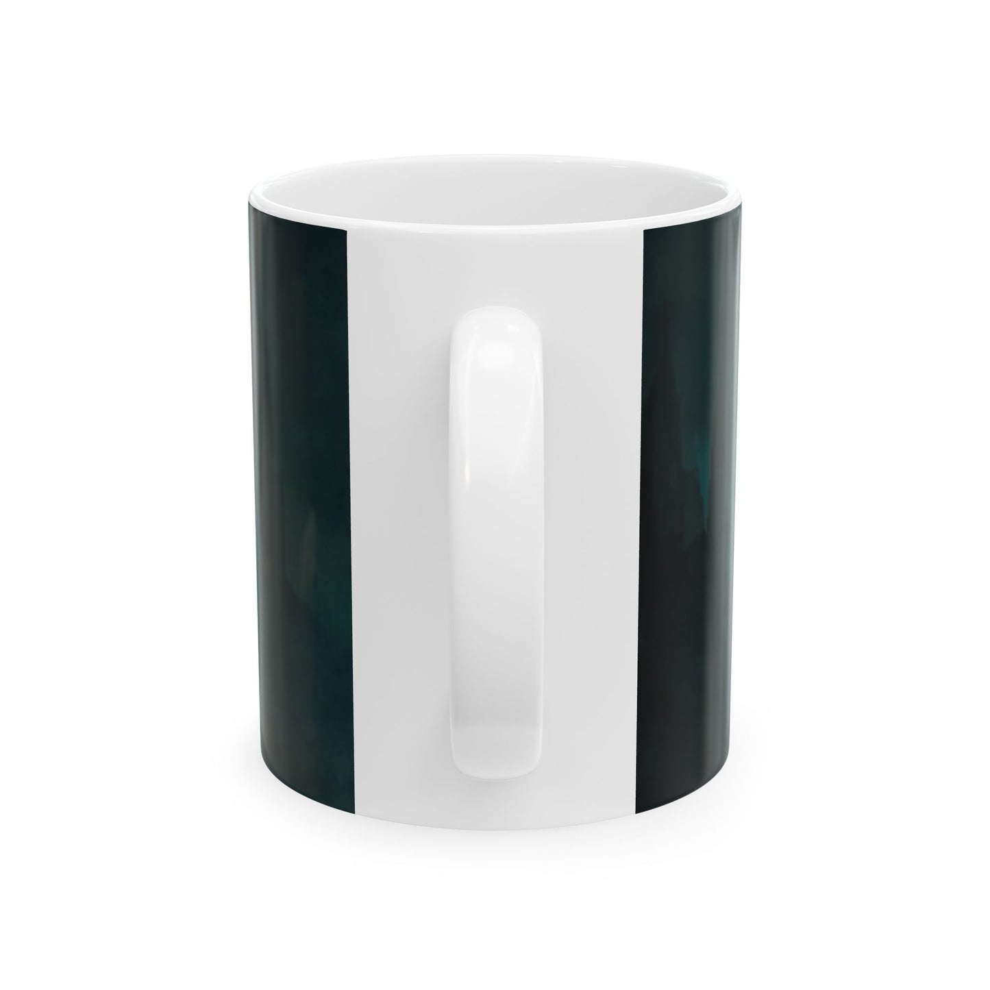 Sunlit Sentinel Ceramic Mug – (11oz, 15oz) Dawn’s Radiant Resolve