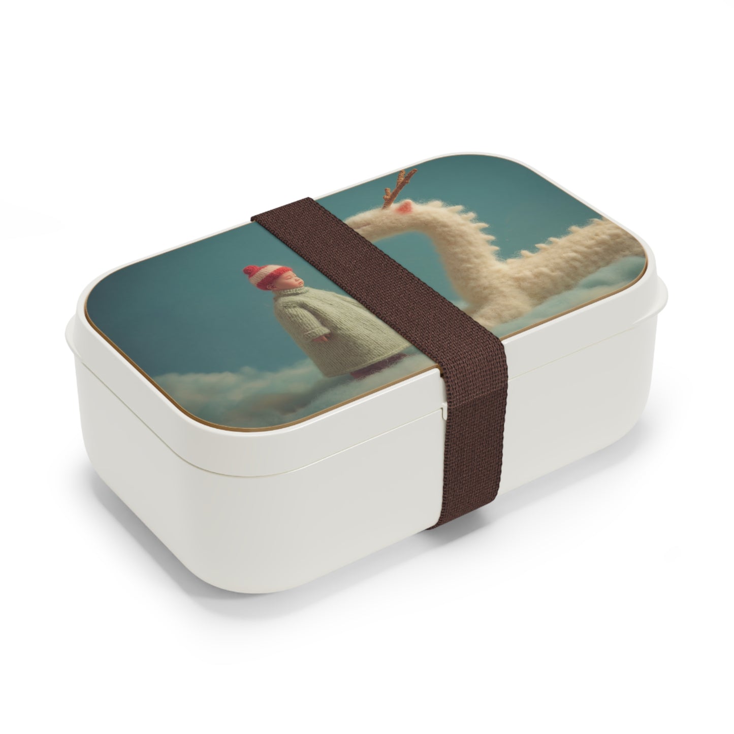 Woolen Dragon Companion Bento Lunch Box – Soft Cloudside Whimsy
