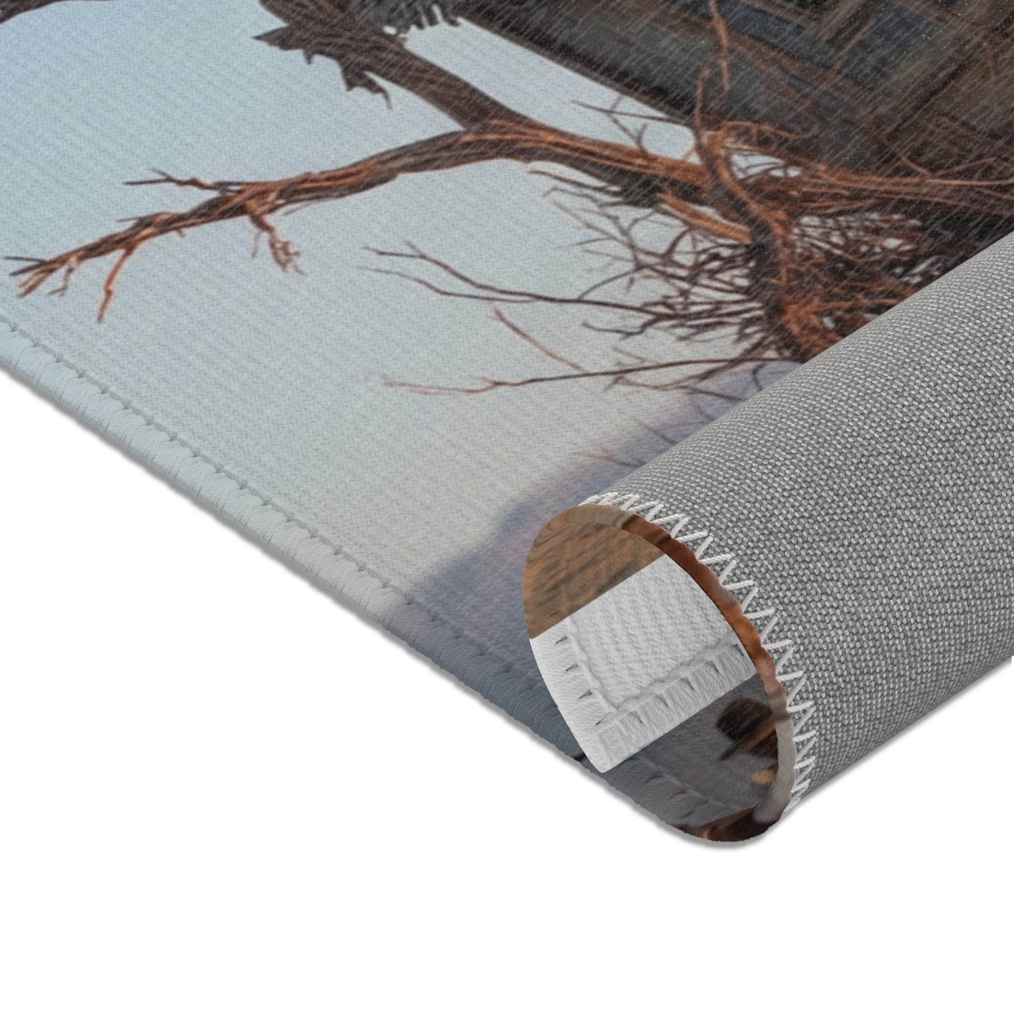 Clock Tower in the Dryland Area Rugs – Timeless Wanderer’s Sanctuary