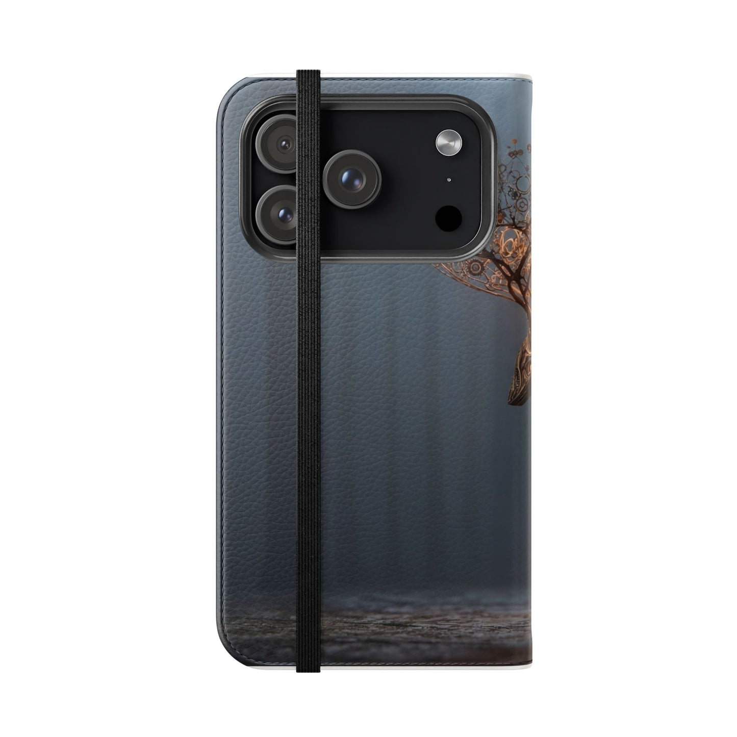 Mechanical Deer Flip Cases – Gears and Twilight Forest Guardian