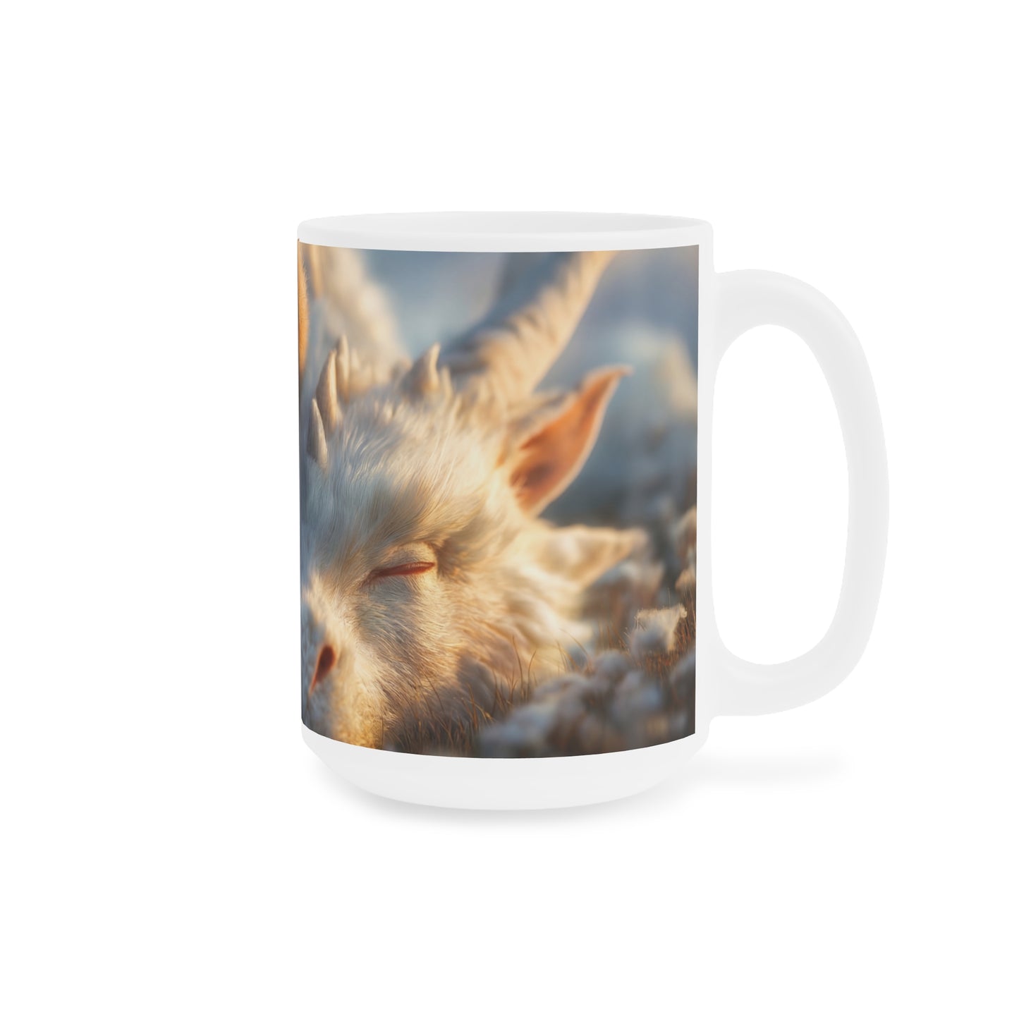 Snowbound Sentinel Ceramic Mugs (11oz\15oz\20oz) – Warmth of Winter’s Quiet Pact