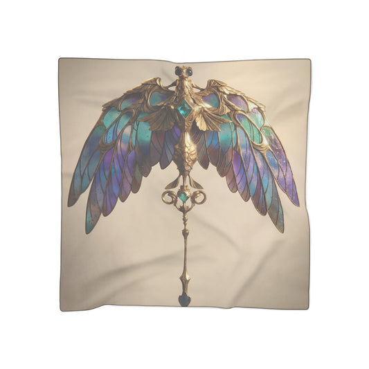 Celestial Phoenix Poly Scarf – Wings of Twilight Gemstone