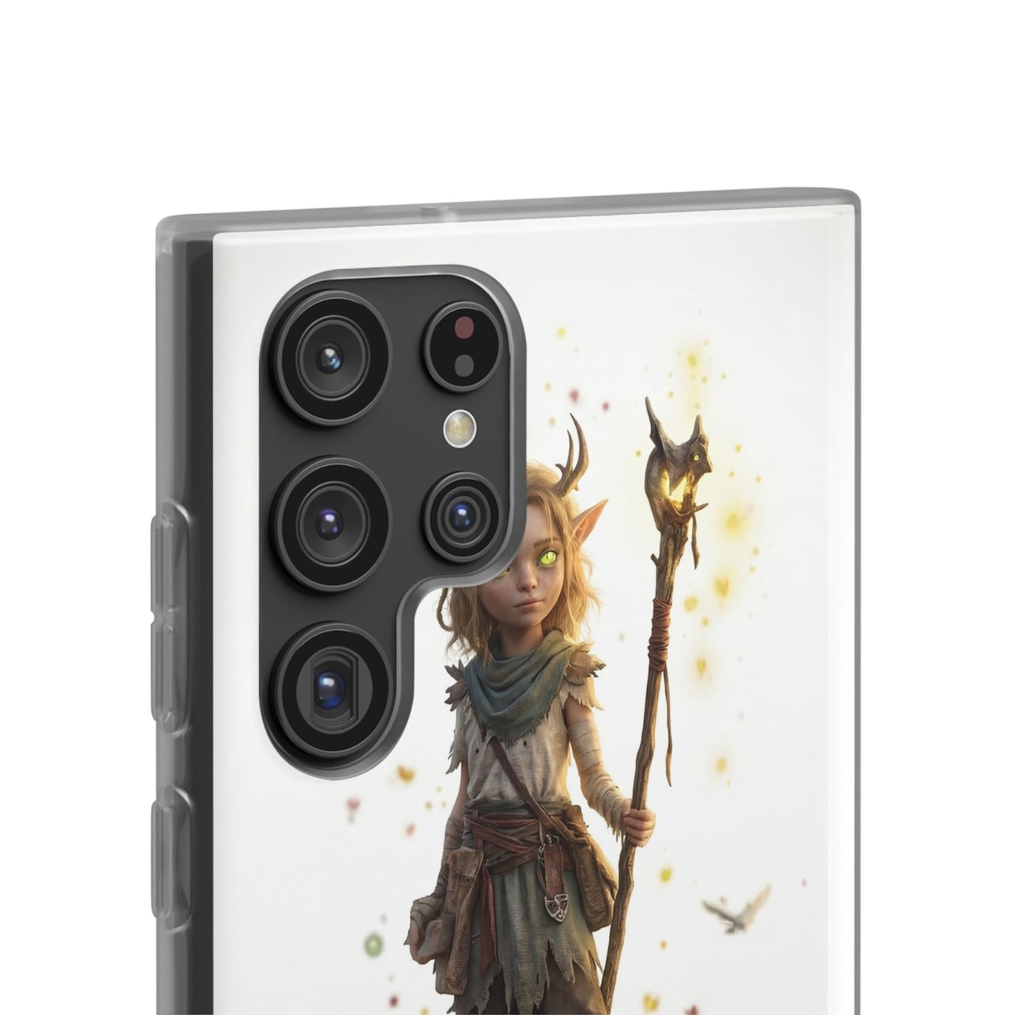Forest Sentinel Flexi Cases – Luminescent Deerhorn Guardian