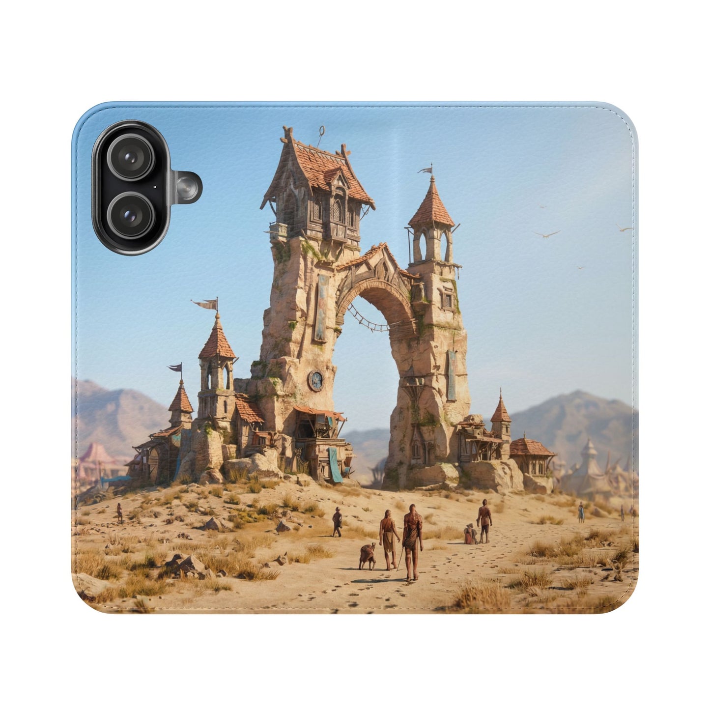 Desert Sentinel Gate Flip Cases – Weathered Archway Journey