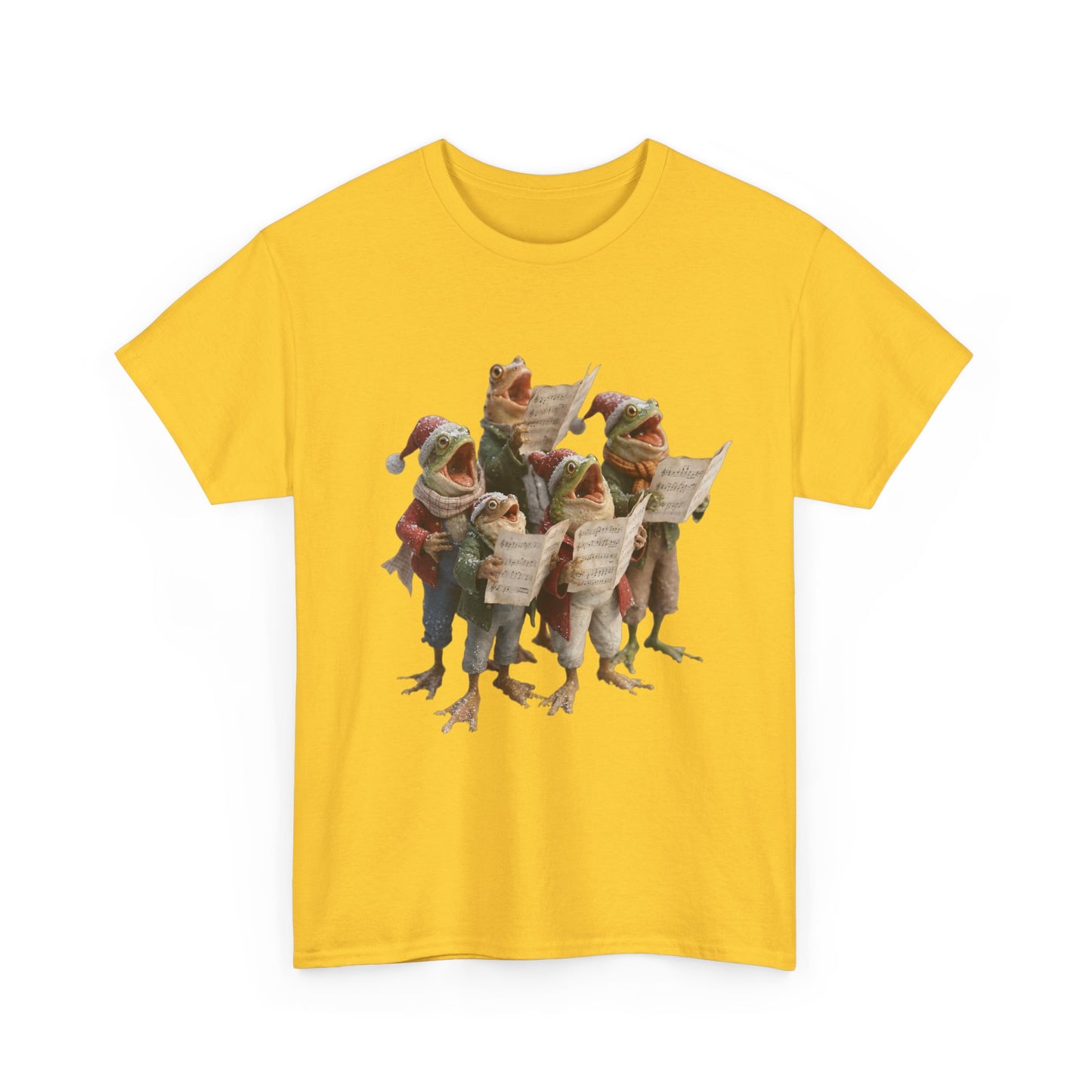 Frogsong Carols Unisex Heavy Cotton Tee – Winter Chorus Sheet Music