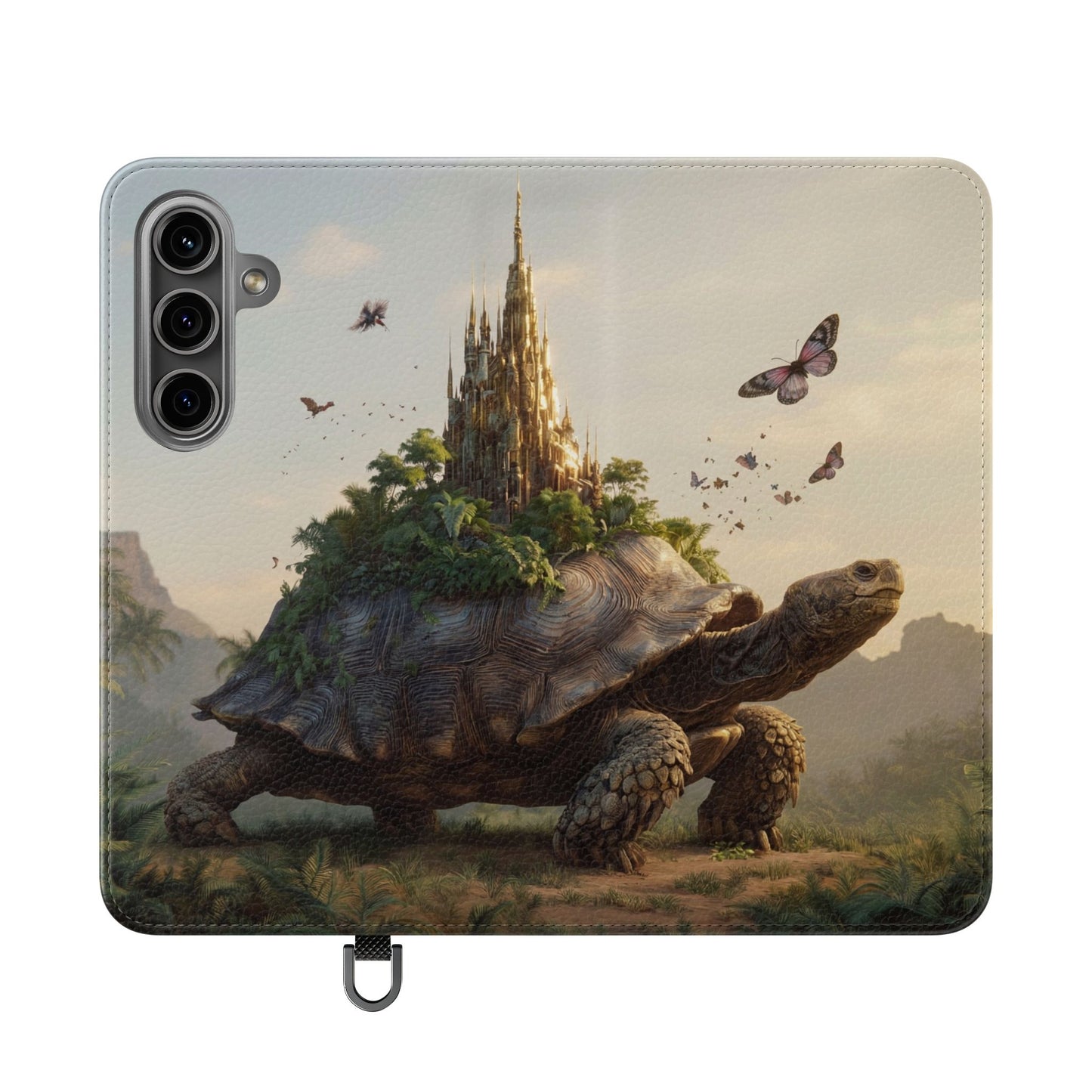 Castle Turtle Flip Cases – Golden Spire Jungle Guardian