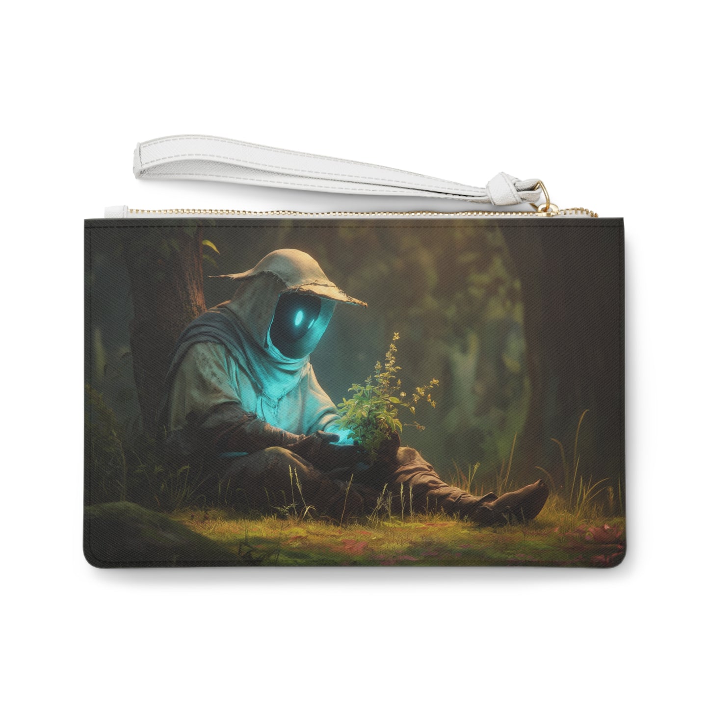 Forest Sentinel Clutch Bag – Ethereal Glow in the Ancient Woods