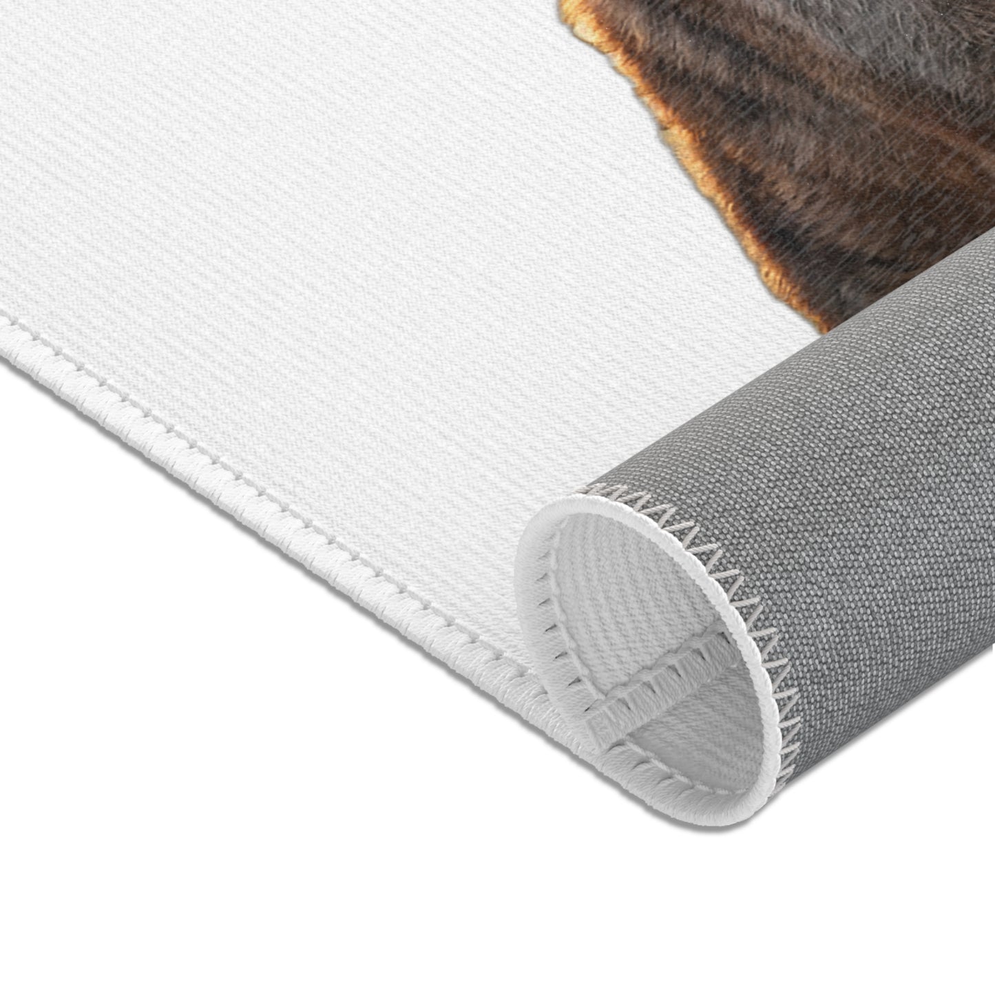 Golden Hour Wolf Area Rugs – Sentinel’s Warm Light Floor Mat