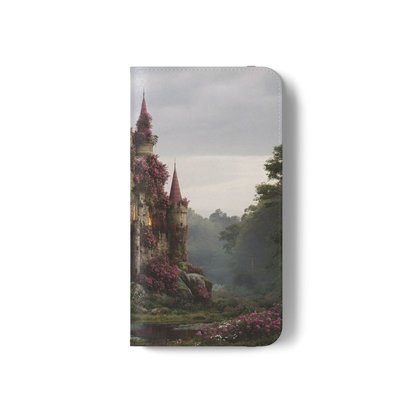 Blossom Spire Flip Cases – Pink Ivy Gothic Castle Cover