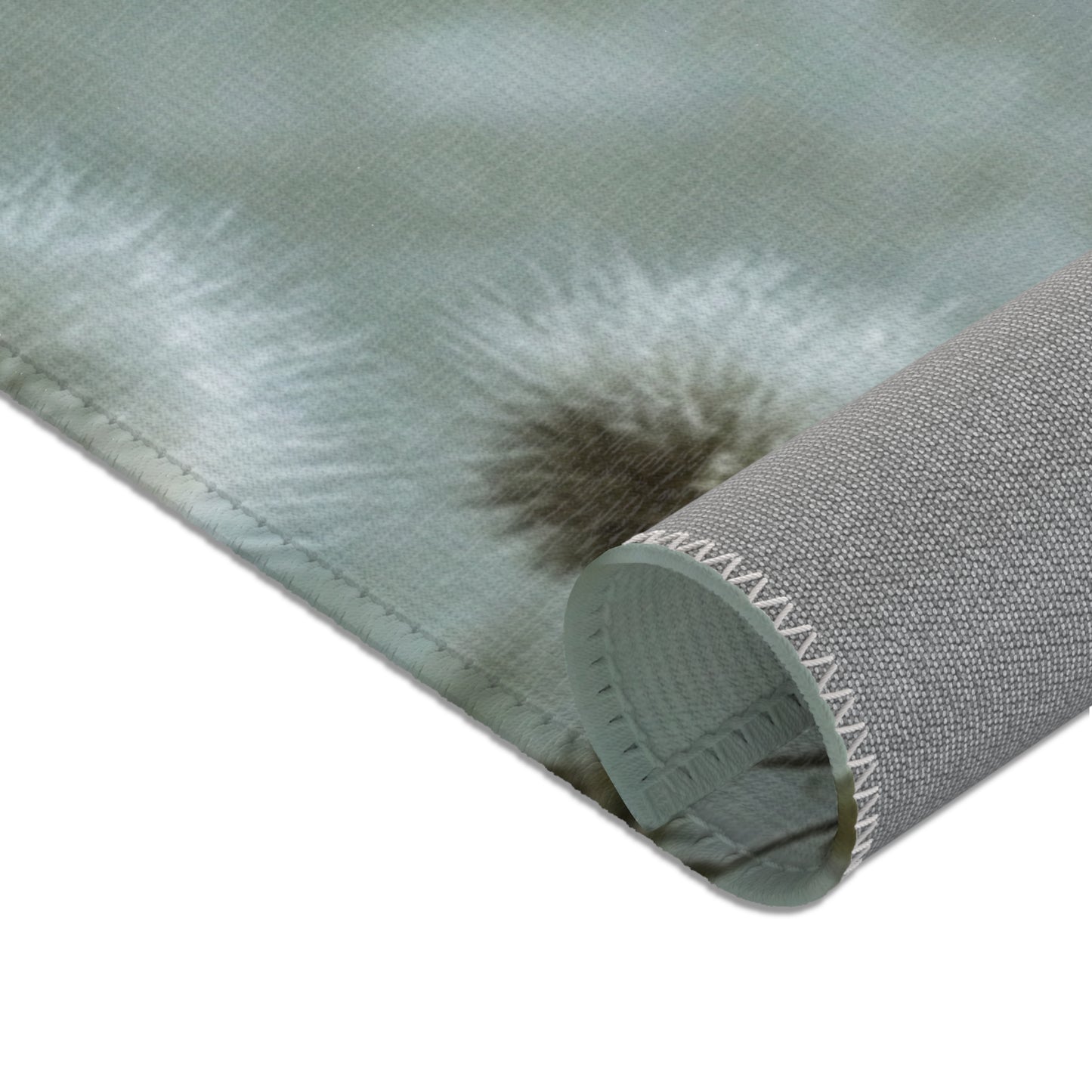 Curious Caiman Rug – Misty Meadow Encounter