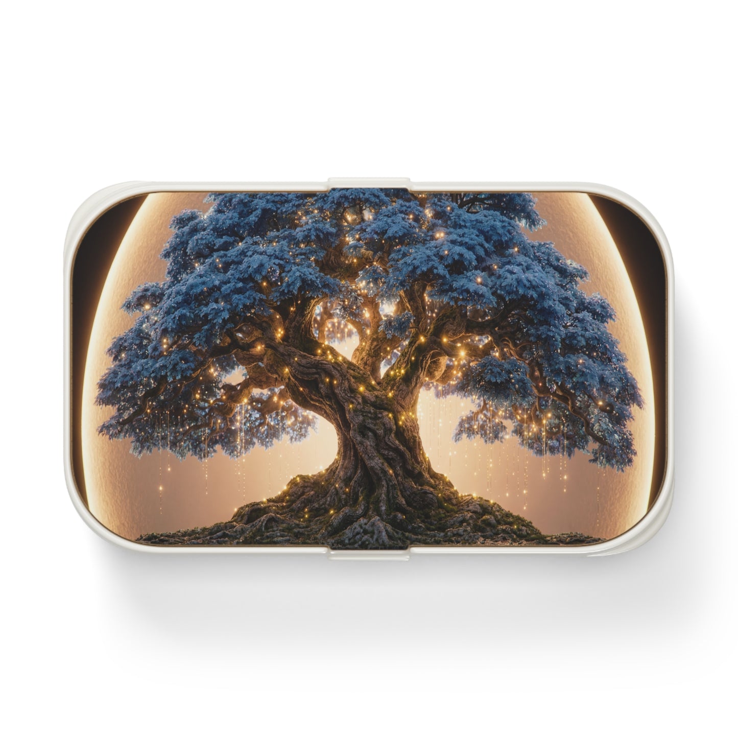 Moonlit Oracle Tree Bento Lunch Box – Whispering Wisdom Under a Giant Moon