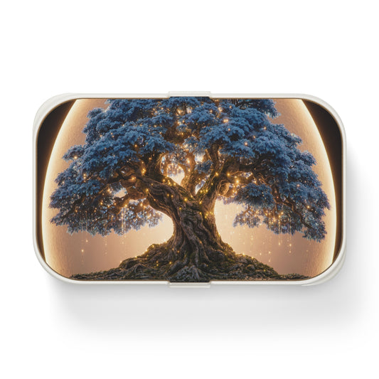 Moonlit Oracle Tree Bento Lunch Box – Whispering Wisdom Under a Giant Moon