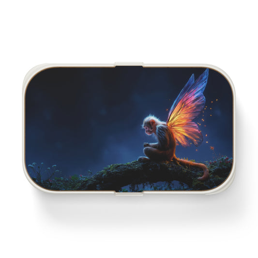 Luminescent Winged Monkey Bento Lunch Box – Twilight Guardian of the Mossy Bridge