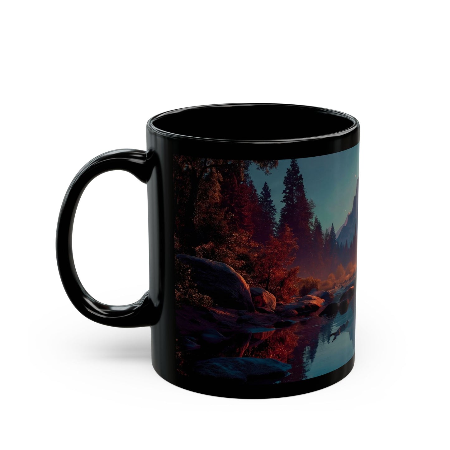 Starlit River Reflection Mug – Half Dome’s Quiet Twilight Glow