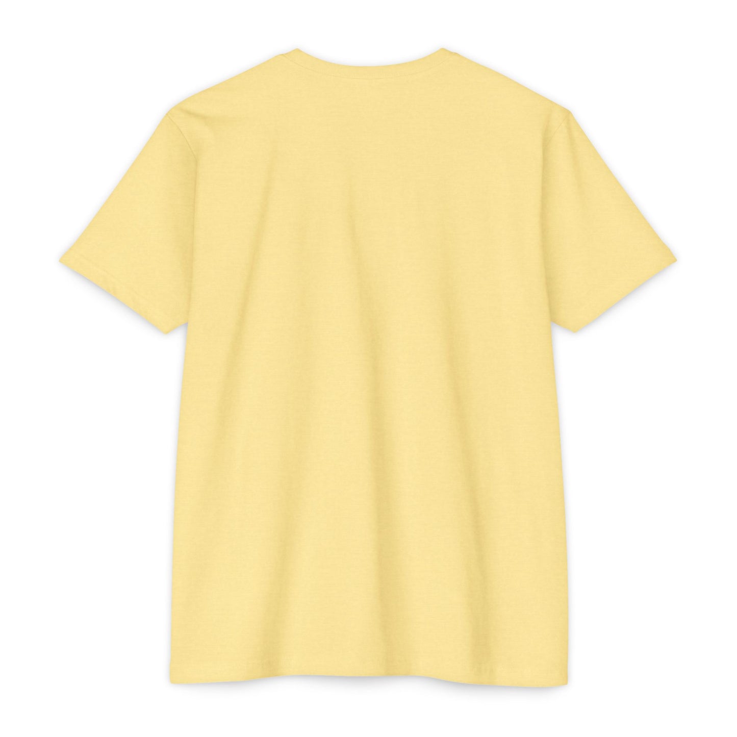 Gaze of the Lone Wolf Unisex CVC Jersey T-shirt – Amber Light Sentinel Portrait