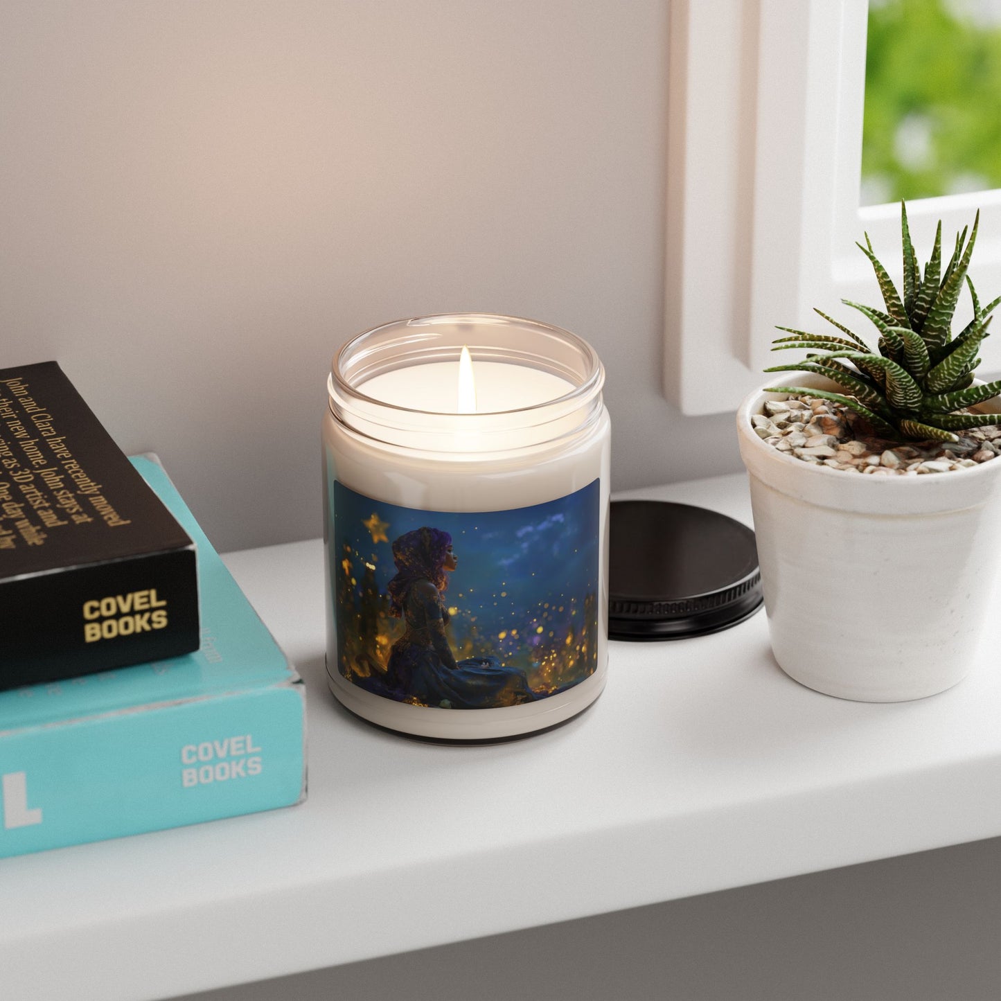 Starlit Siren Scented Soy Candle, 9oz – Whisper of the Midnight Sky