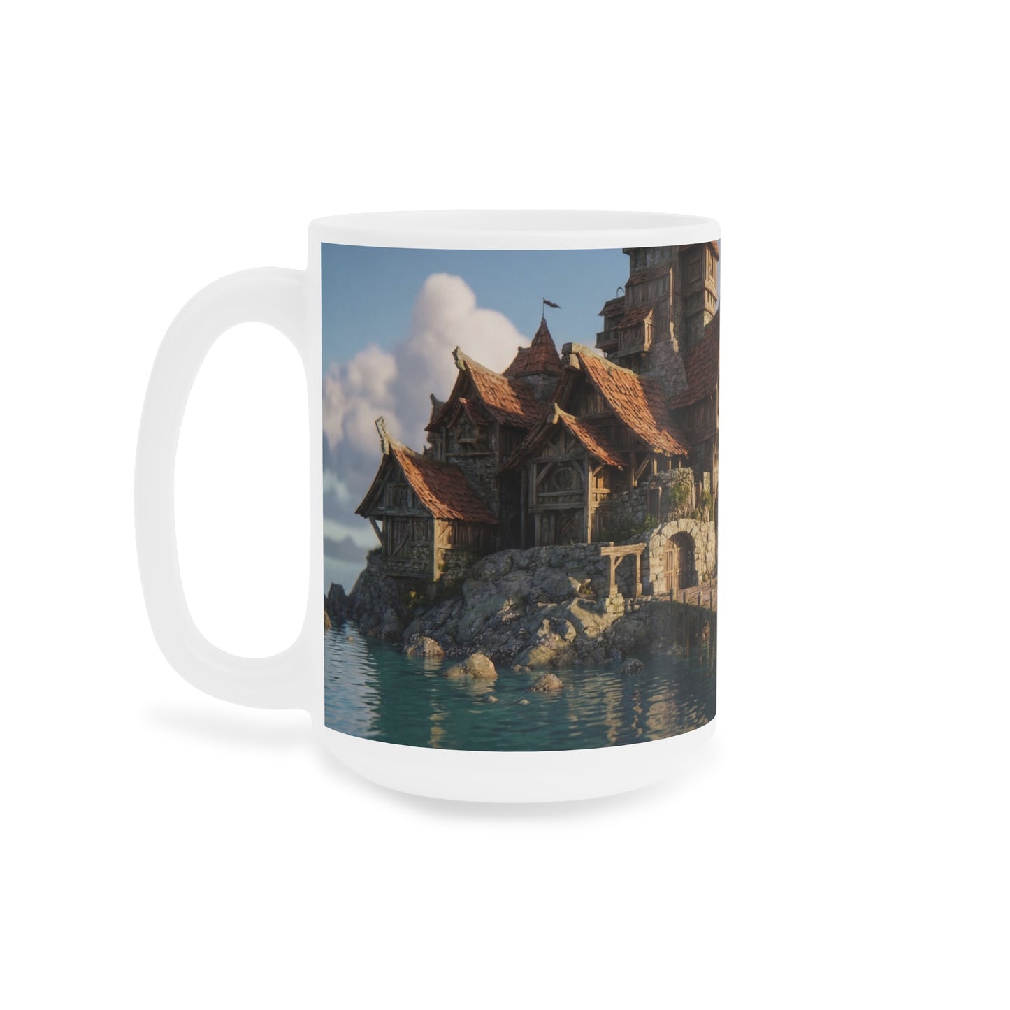 Harbor Haven Ceramic Mugs (11oz\15oz\20oz) – Sunset Village Serenity