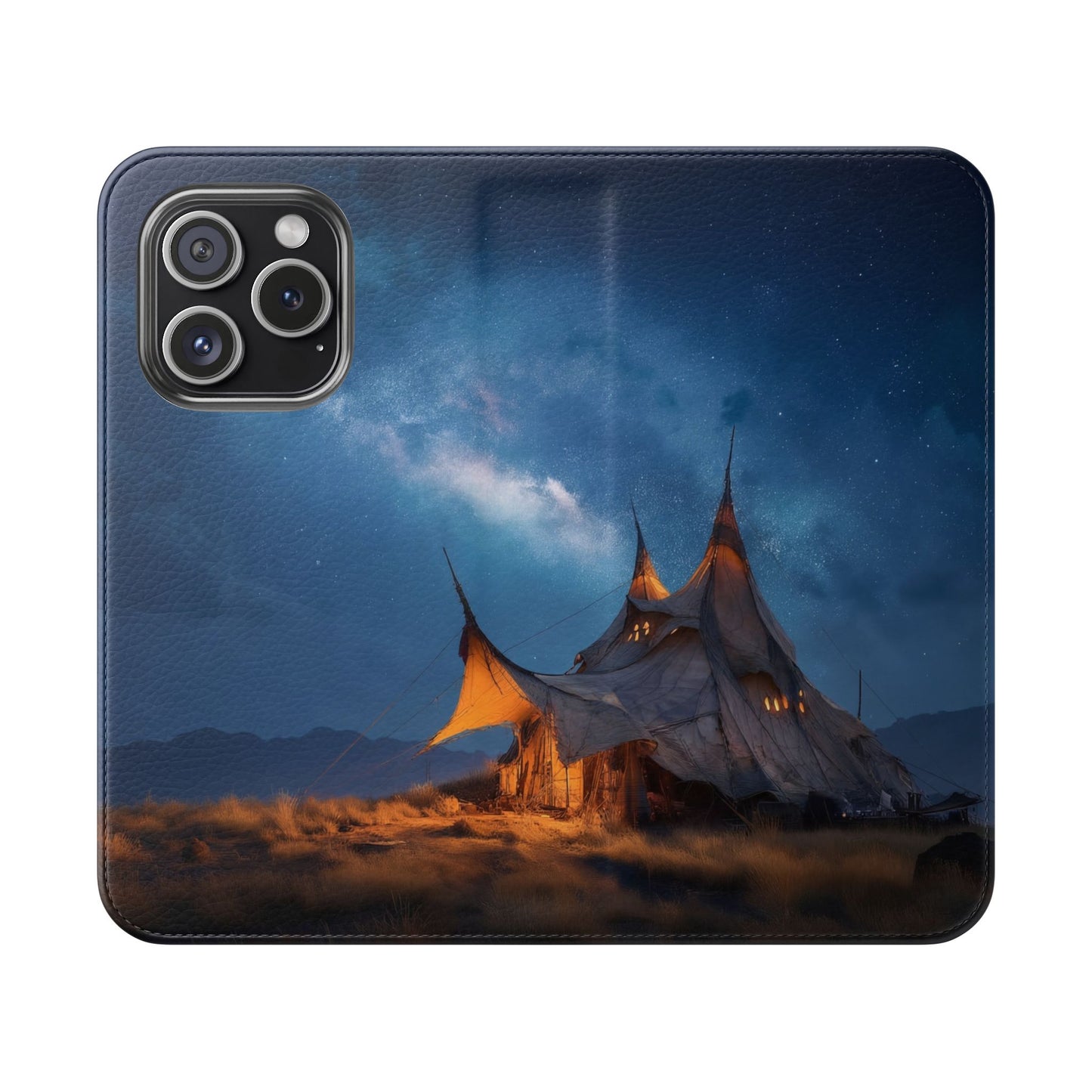 Stardust Nomad Tent Flip Cases – Milky Way Caravan Canvas