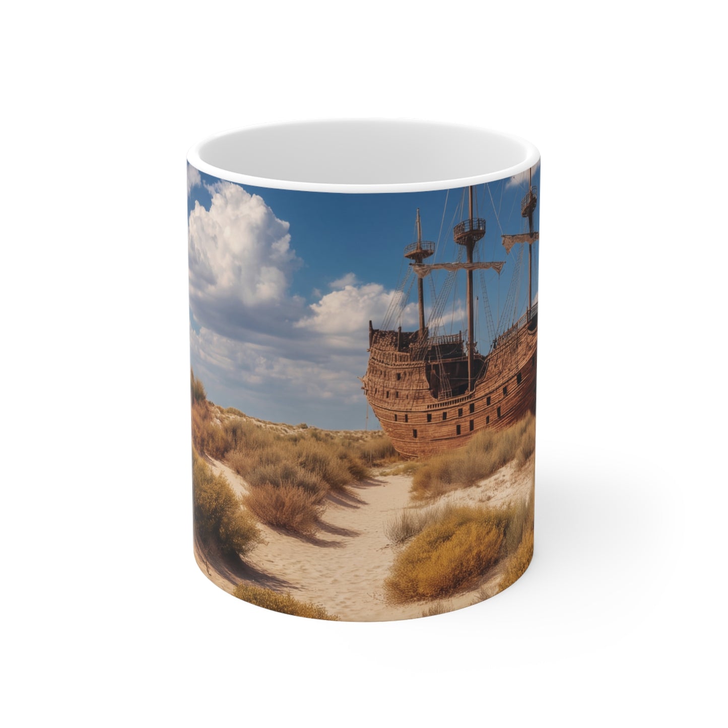 Abandoned Galleon Ceramic Mugs (11oz\15oz\20oz) – Deserted Shipwreck Dreamscape