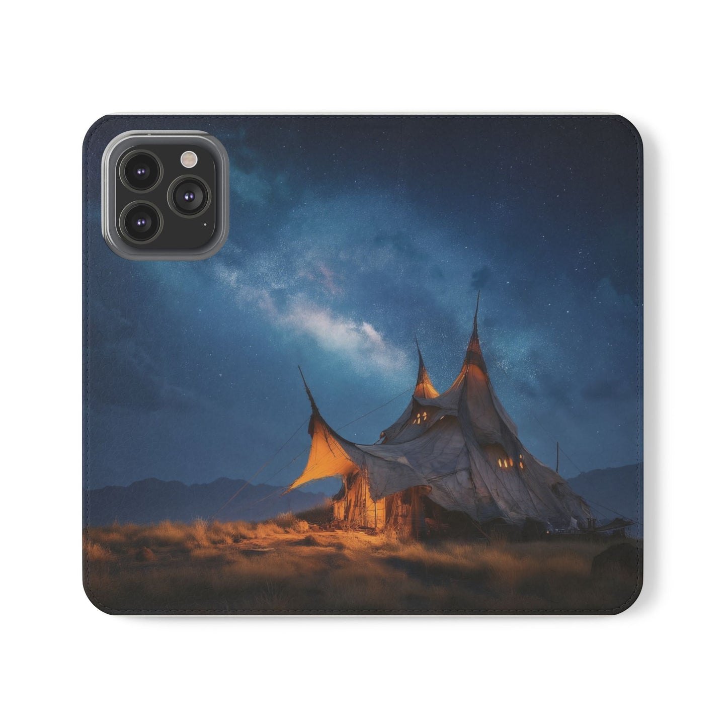 Stardust Nomad Tent Flip Cases – Milky Way Caravan Canvas