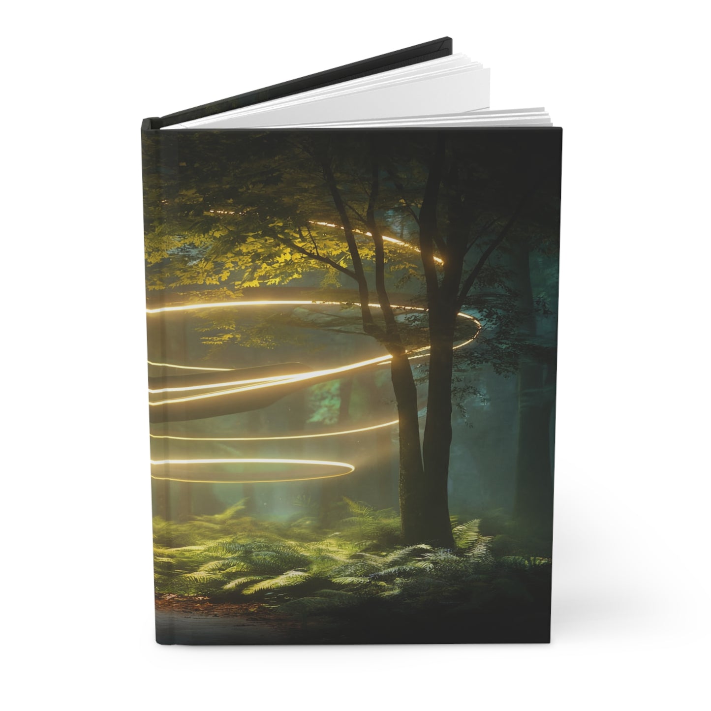 Celestial Vortex Hardcover Journal Matte – Indigo Cloud Dreamscape