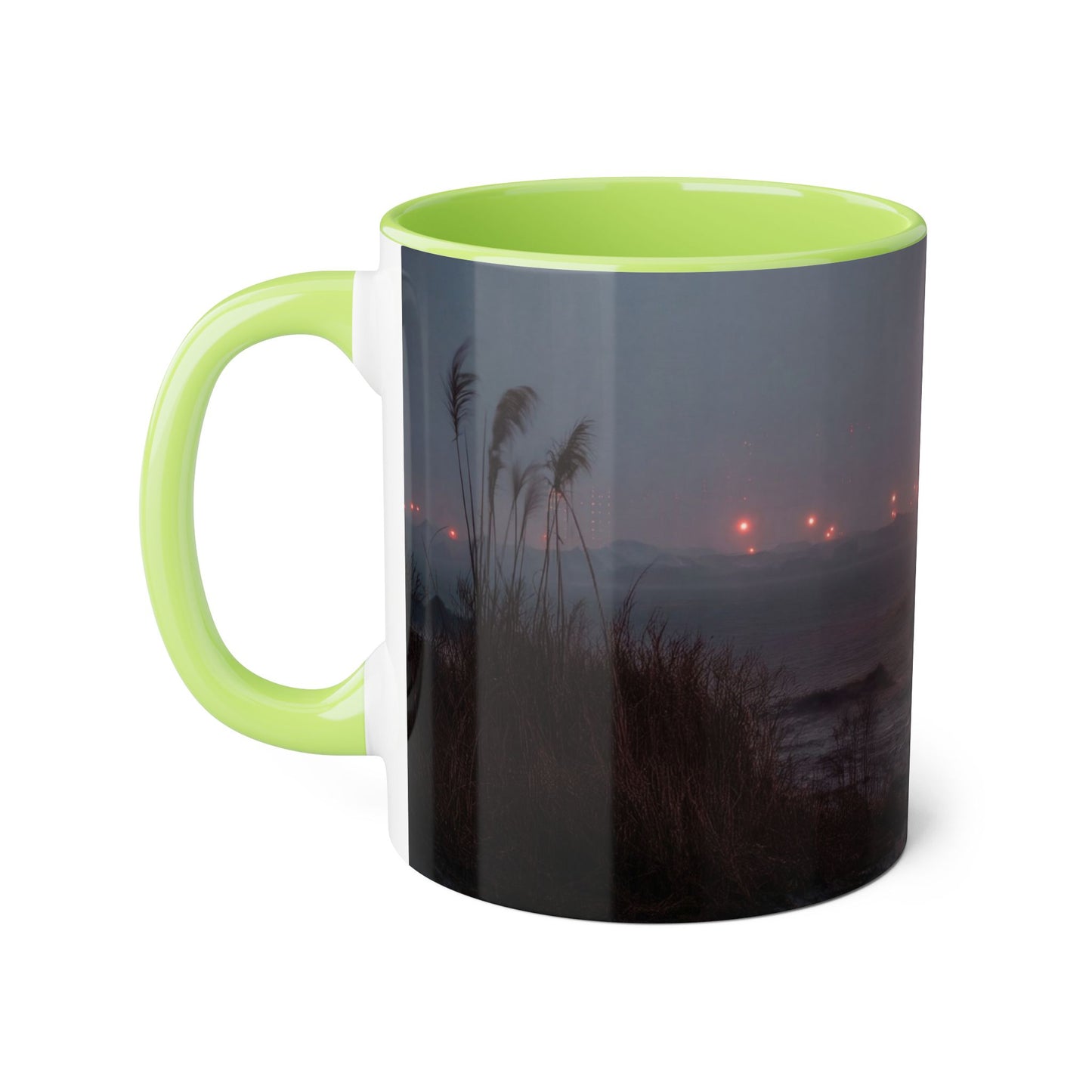 Crimson Circus Tent Accent Mugs, 11oz – Misty Coastside Carnival