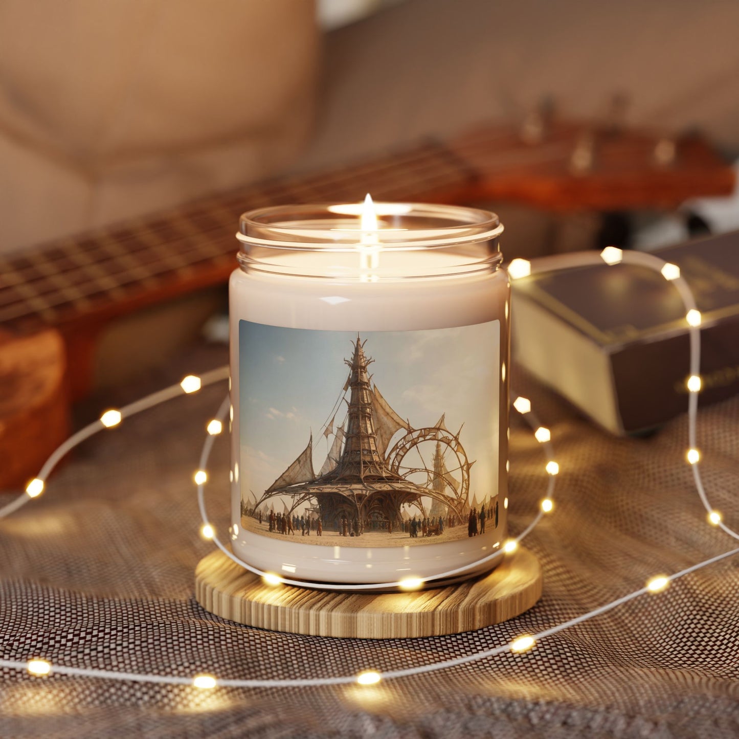Desert Sky Temple Scented Soy Candle, 9oz – Golden Hour Oasis Aroma