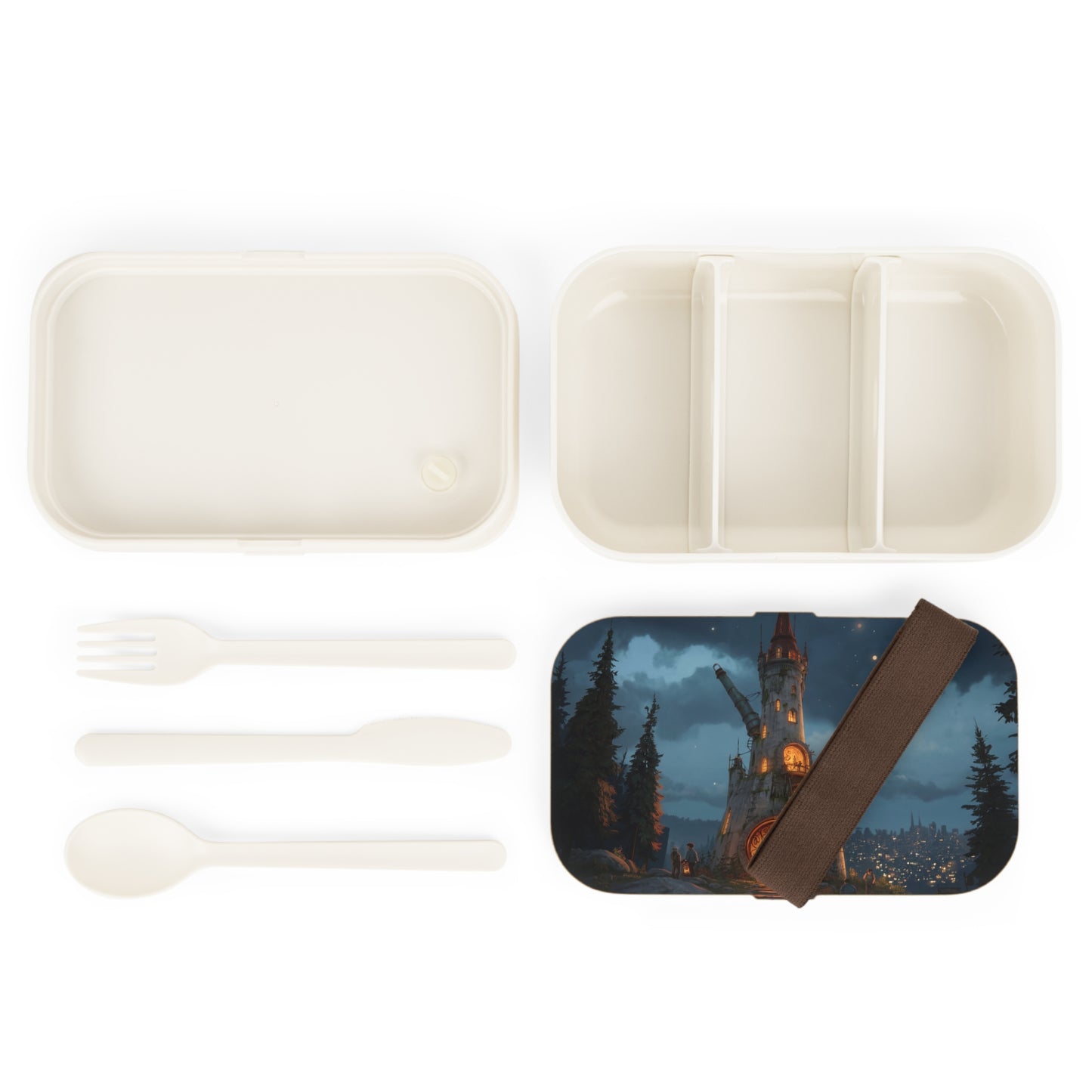 Moonlit Observatory Bento Lunch Box – Whispers of the Skyward Tower