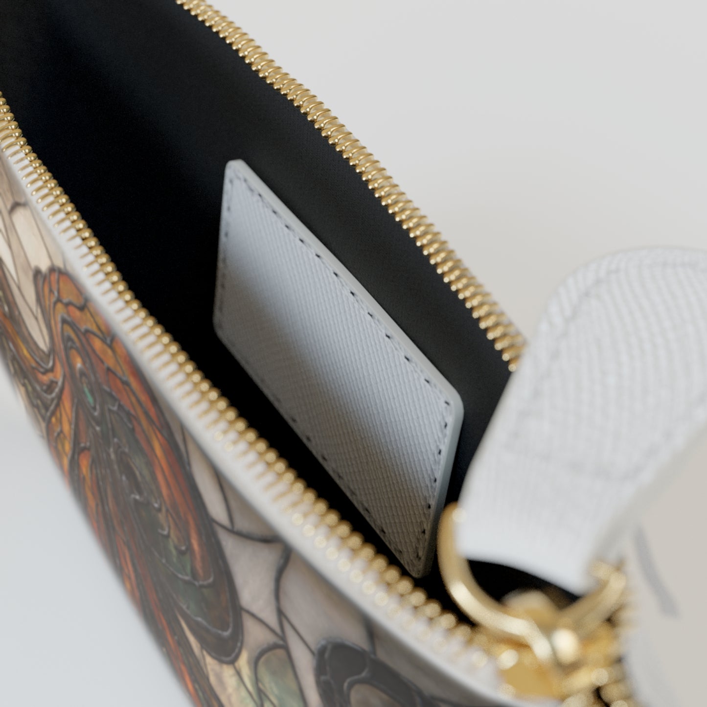 Stained Glass Octopus Mini Clutch Bag – Amber Depths Artistry