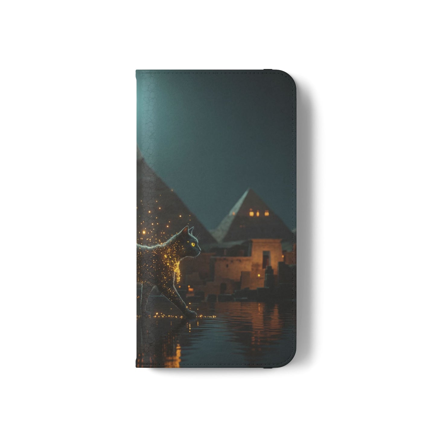 Celestial Vortex Flip Cases – Indigo Cloud Dreamscape
