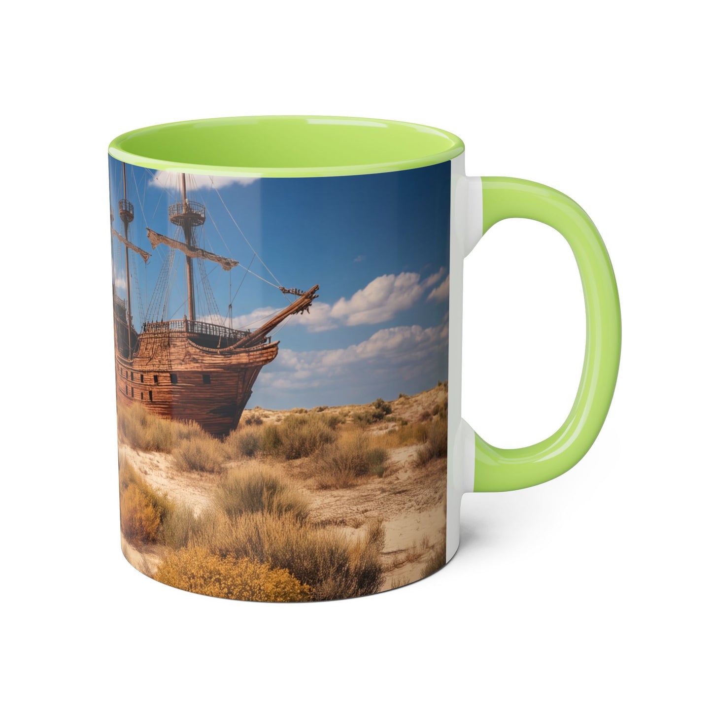 Lost Galleon Accent Mugs, 11oz – Deserted Sandscape