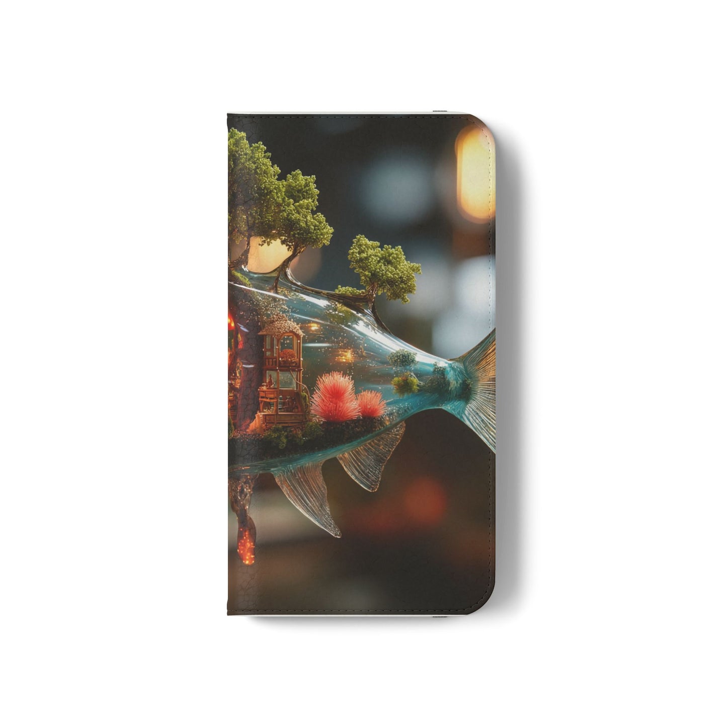 Forest Fish Flip Case – Liquid Glowwood Dreamscape