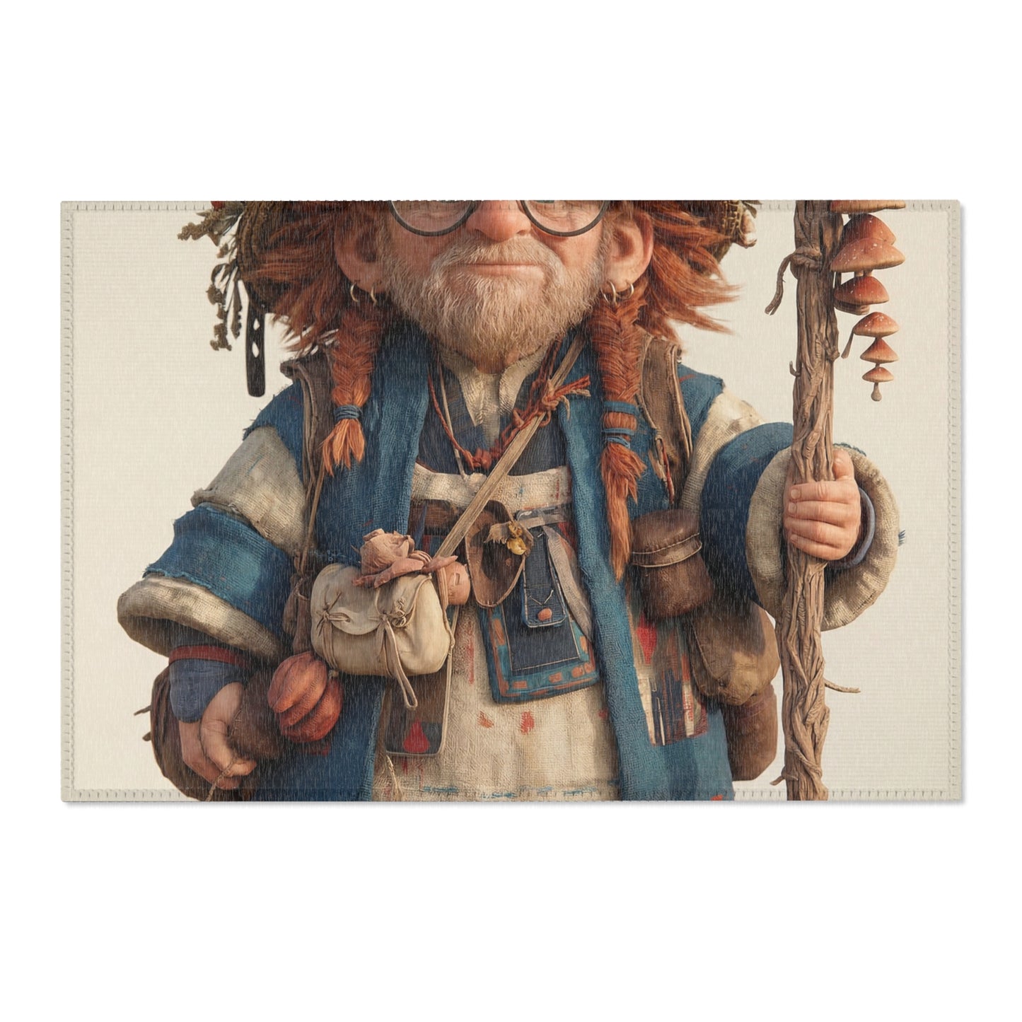Wandering Herbalist Area Rug – Sunlit Forest Pathway