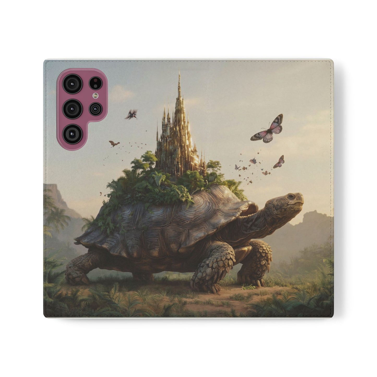 Castle Turtle Flip Cases – Golden Spire Jungle Guardian