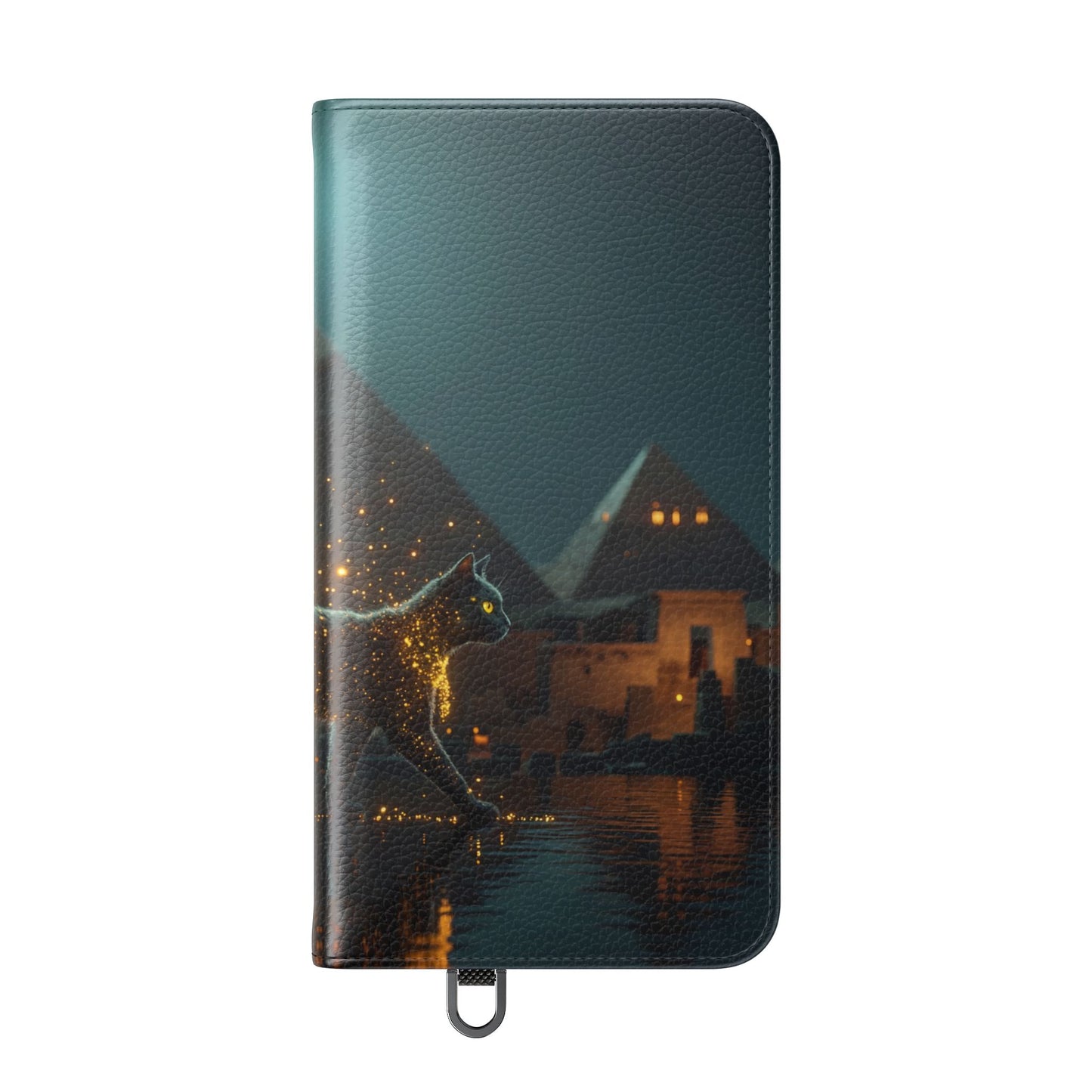 Celestial Vortex Flip Cases – Indigo Cloud Dreamscape