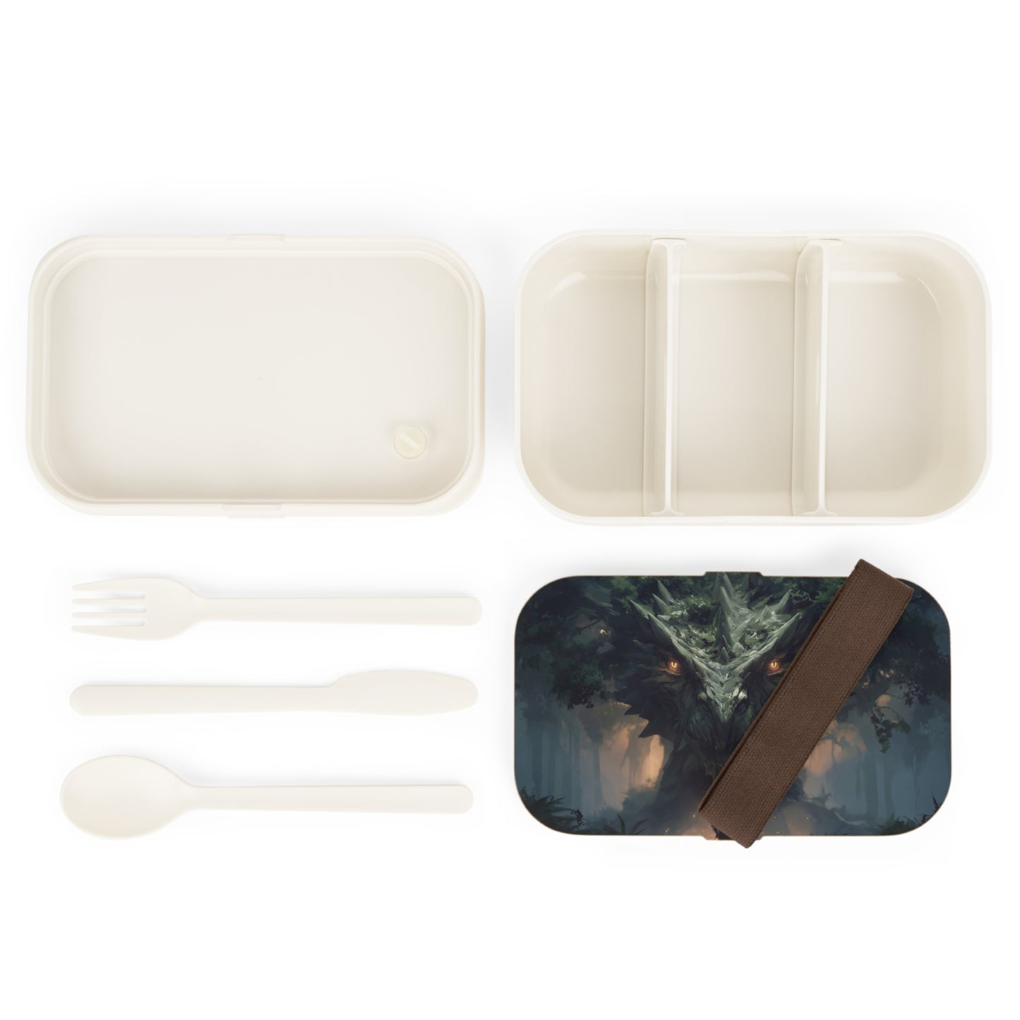 Ancient Forest Dragon Bento Lunch Box – Whispers of the Verdant Guardian