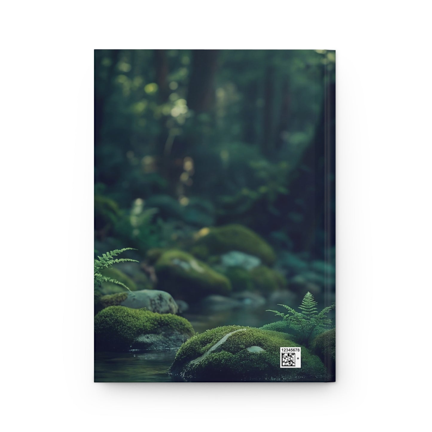 Steampunk Goldfish Hardcover Journal Matte – Mechanical Wonder in Mossy Waters