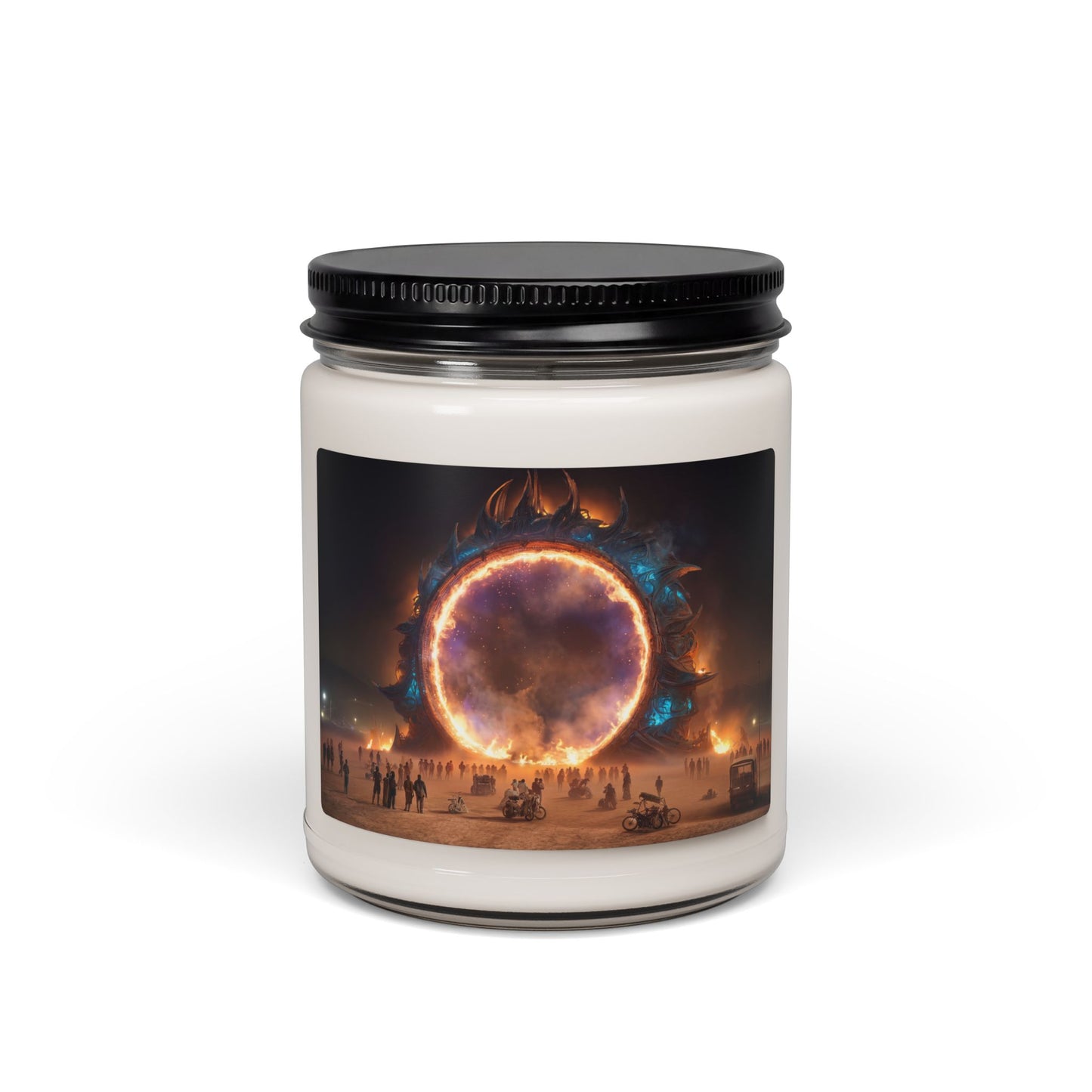 Celestial Gateway Scented Soy Candle, 9oz – Warm Ember Portal to the Cosmos