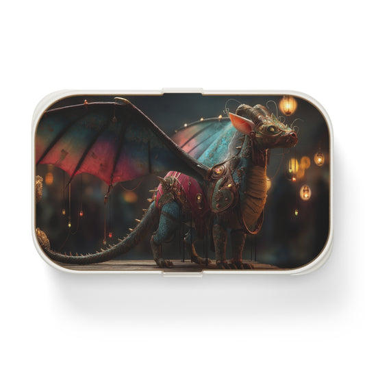 Regal Dragon with Rainbow Wings Bento Lunch Box – Evening Lantern Parade