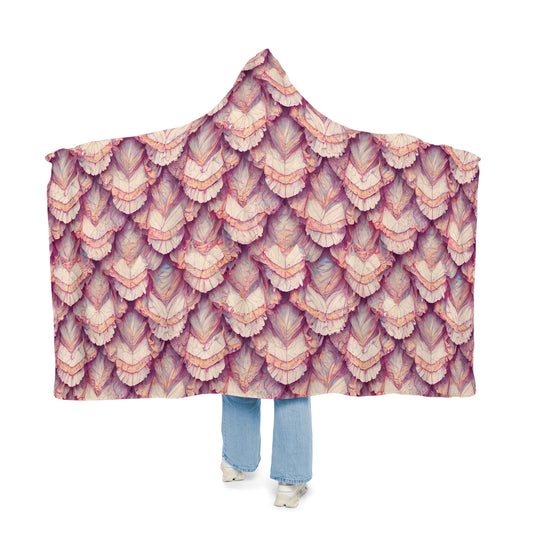 an abstract continuous seamless pattern fairycore ruffles - Snuggle Blanket