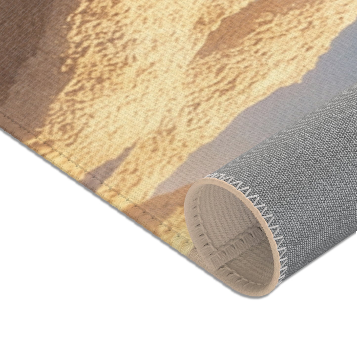 Desert Castle Area Rugs – Sunlit Sandscape Gateway