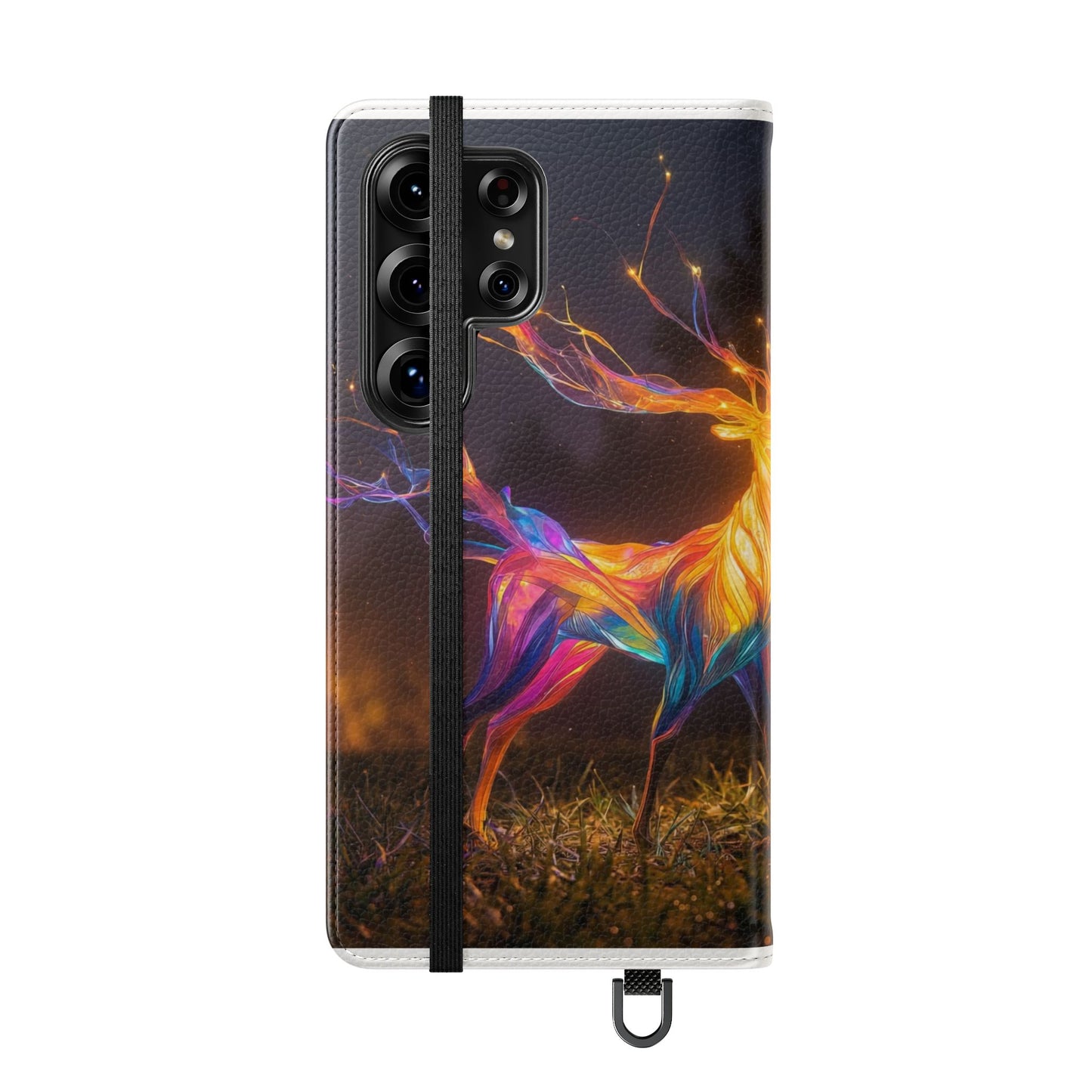 Ethereal Deer Flip Cases – Luminous Spirit Portrait
