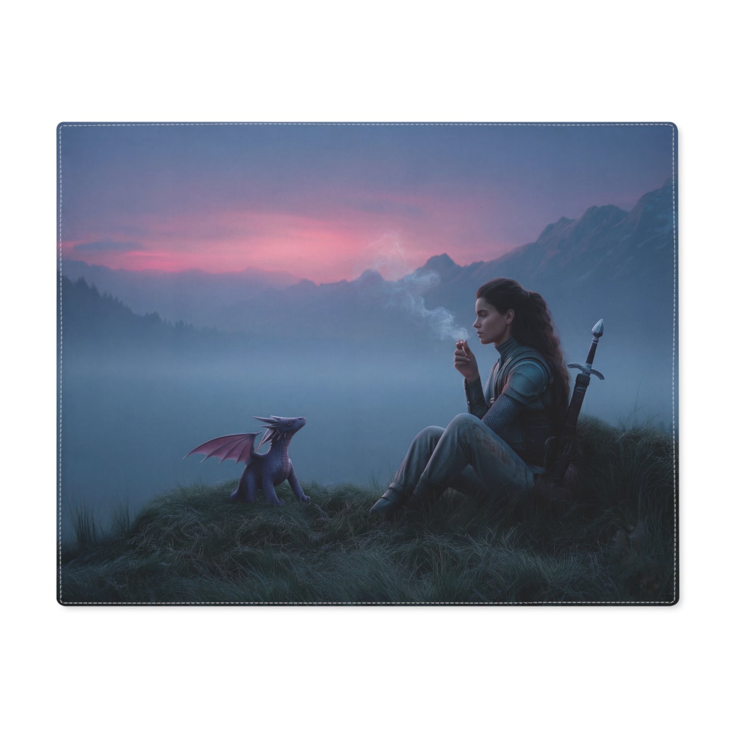 Mountain Sentinel Placemat – Twilight Bond with a Dragon Companion