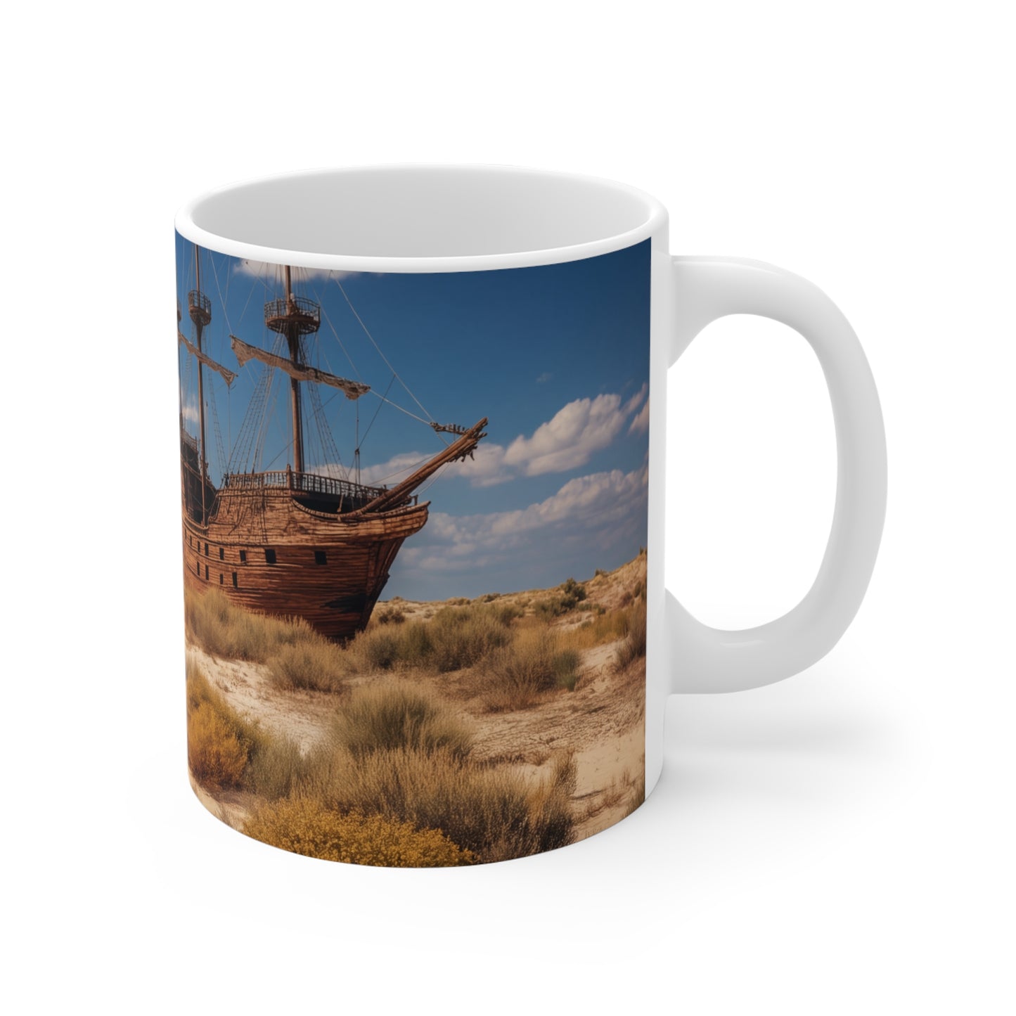 Abandoned Galleon Ceramic Mugs (11oz\15oz\20oz) – Deserted Shipwreck Dreamscape