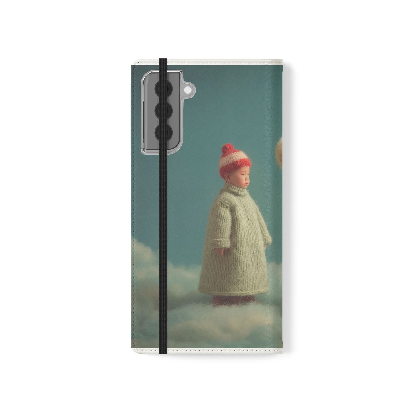 Woolly Dragon & Child Flip Cases – Cloudside Guardians