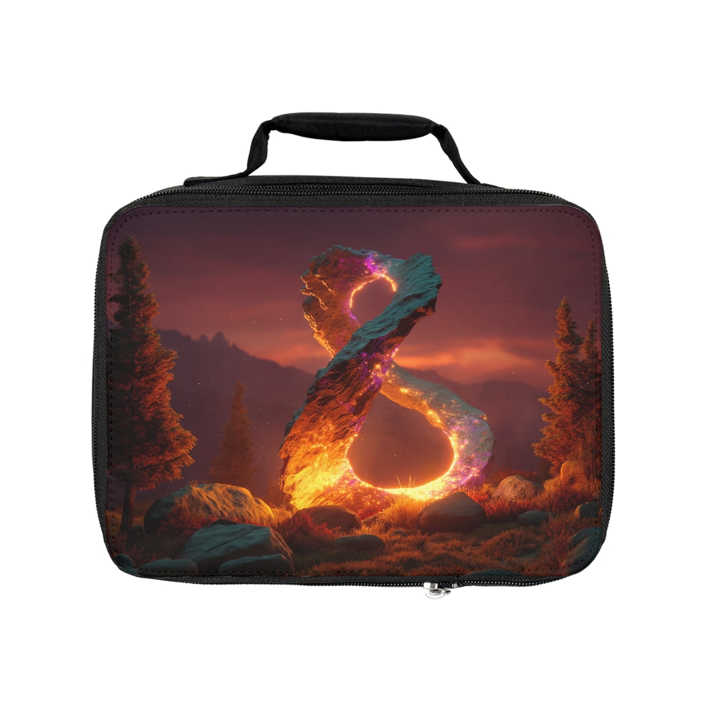 Celestial Infinity Stone Lunch Bag – Twilight Portal Dreamscape