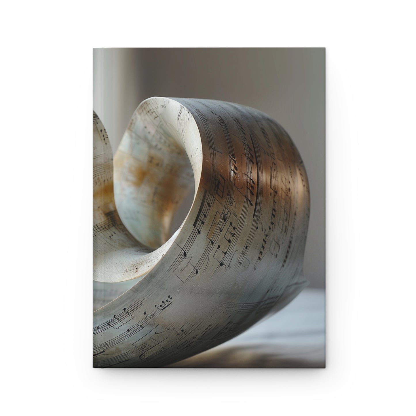 Spiral Symphony Hardcover Journal Matte – Echoes of Forgotten Melodies